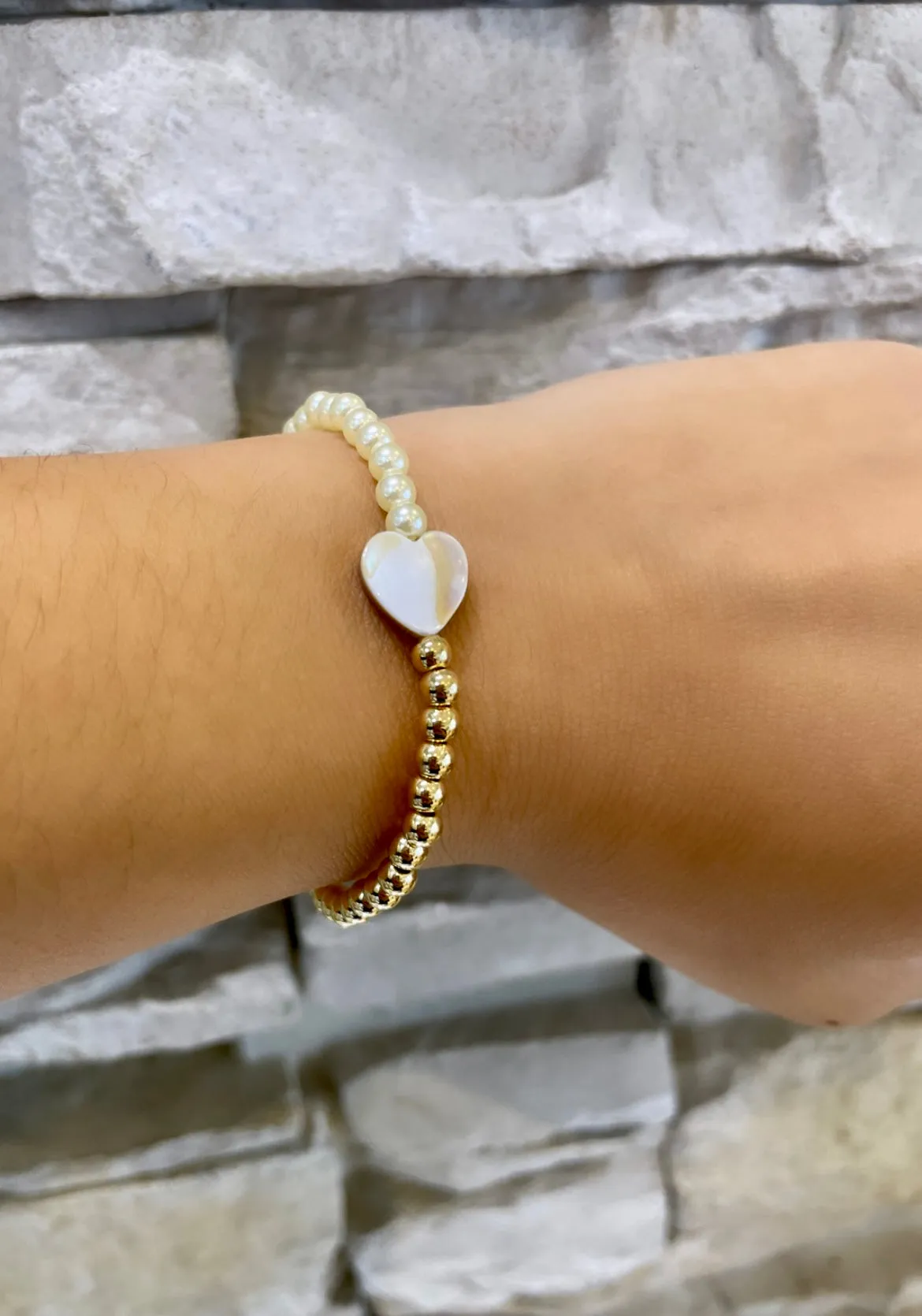 Bolle Heart & Pearl Bracelet - 70548