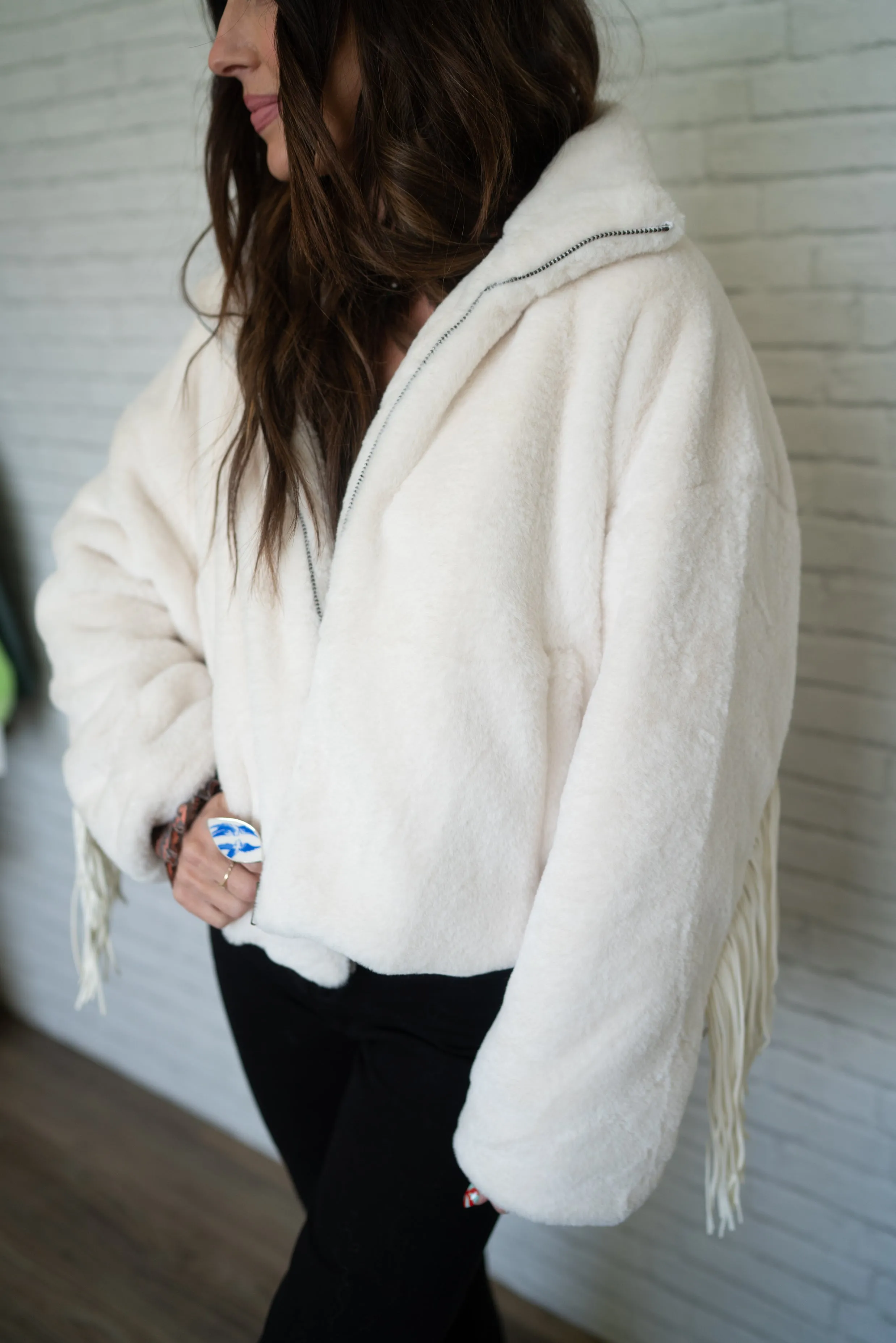 Bonella Fringe Jacket - FINAL SALE