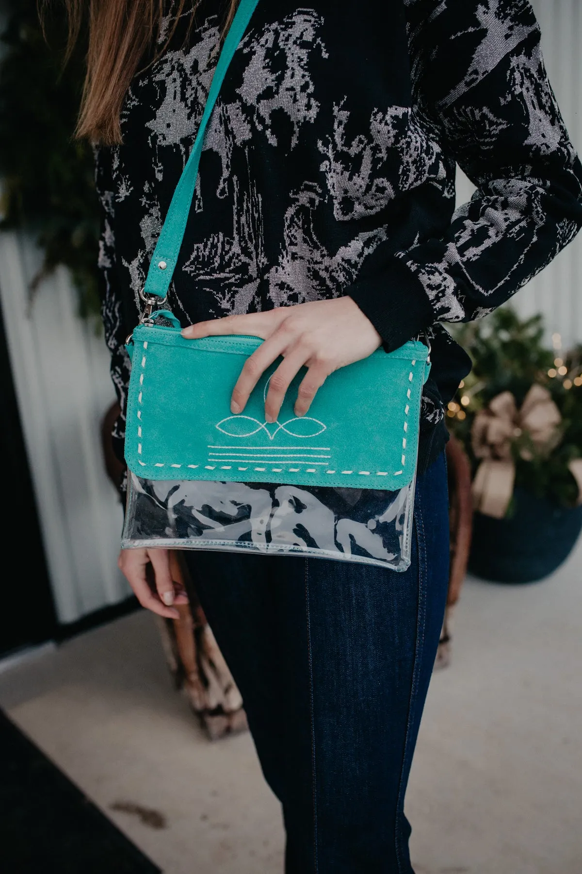 Boot Stitch Clear Stadium Bag (3 Colours)
