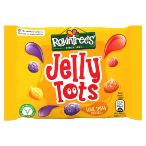 Box of 36 rowntrees jelly tots 42g Dated End March 2020