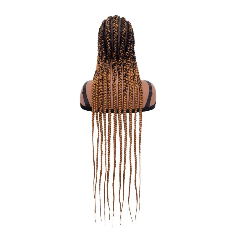 Braided Wigs Synthetic Hair Big Corncow Braids Hand-Tie African Braid