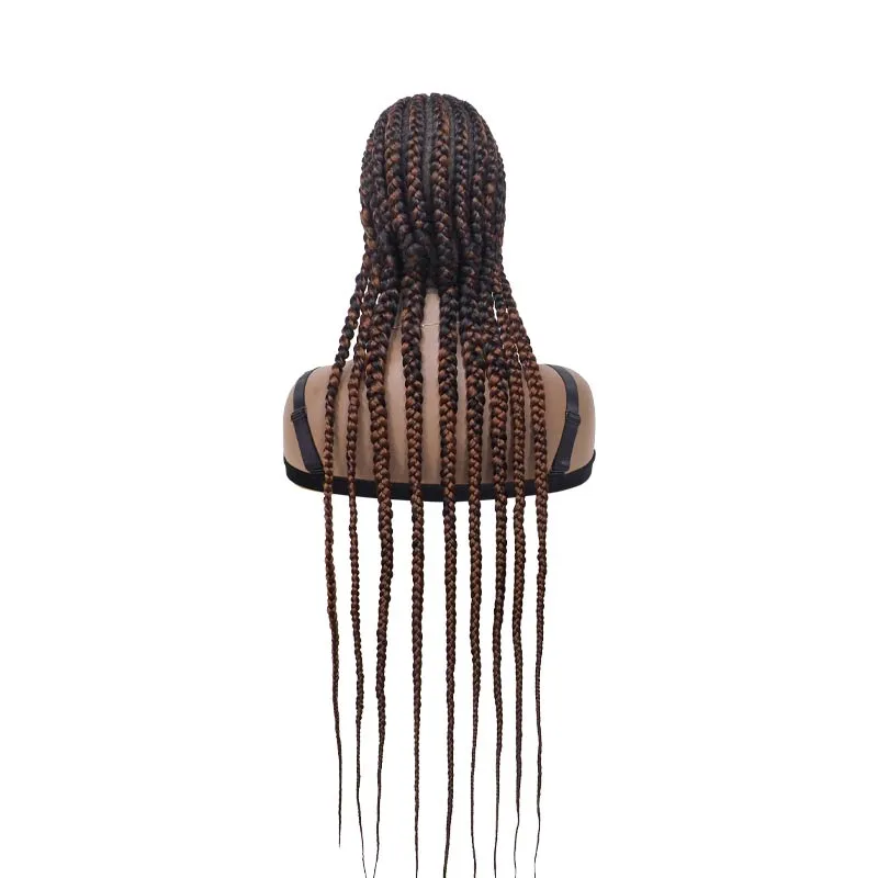Braids Synthetic Lace Front Wigs for Black Women Full Head Braided Wig with Baby Hair