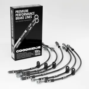 BRAKE HOSE KIT FOR VAUXHALL ASTRA MK4 CONVERTIBLE 'G' 2.2 REAR DISCS 2001-2006