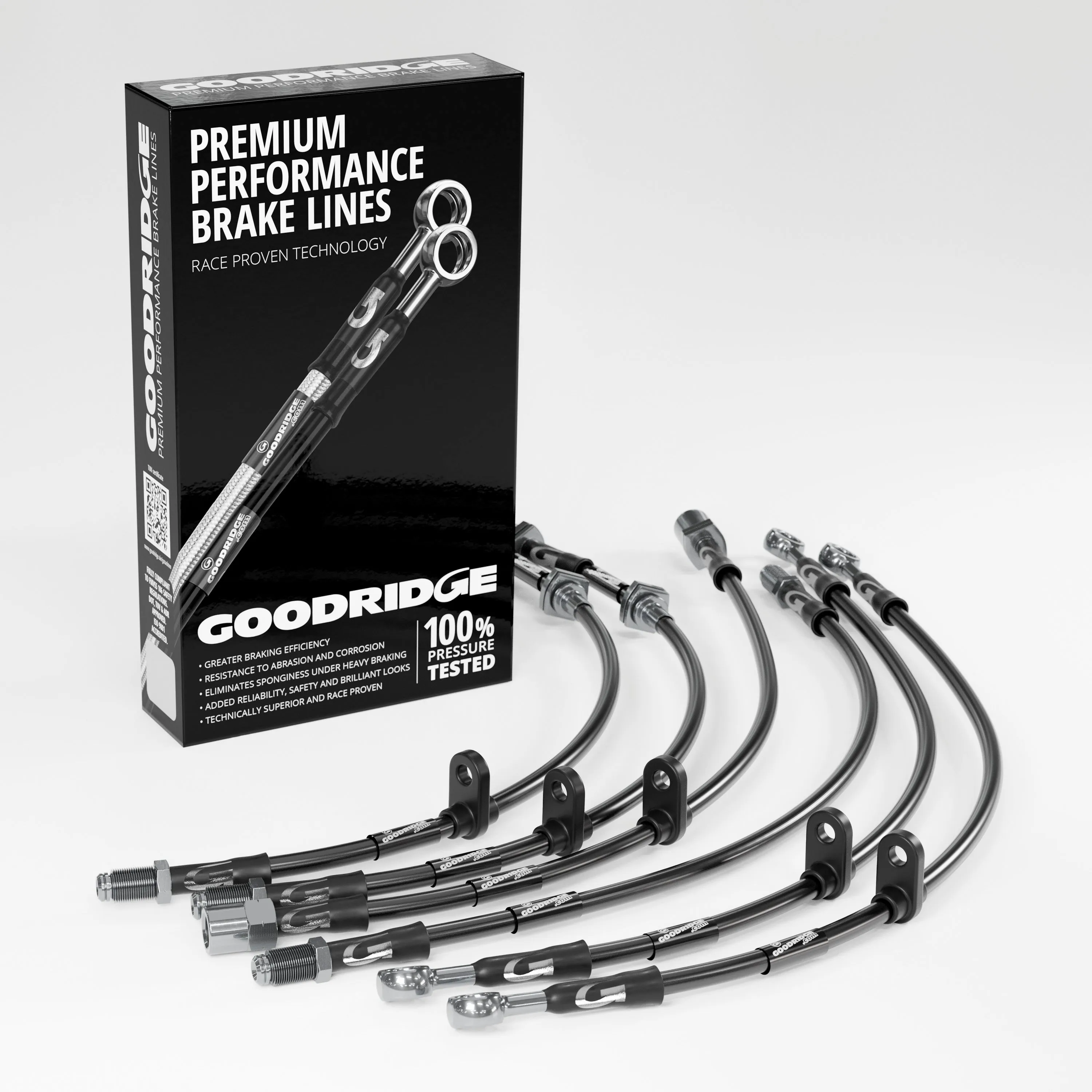 BRAKE HOSE KIT FOR VAUXHALL ASTRA MK4 CONVERTIBLE 'G' 2.2 REAR DISCS 2001-2006