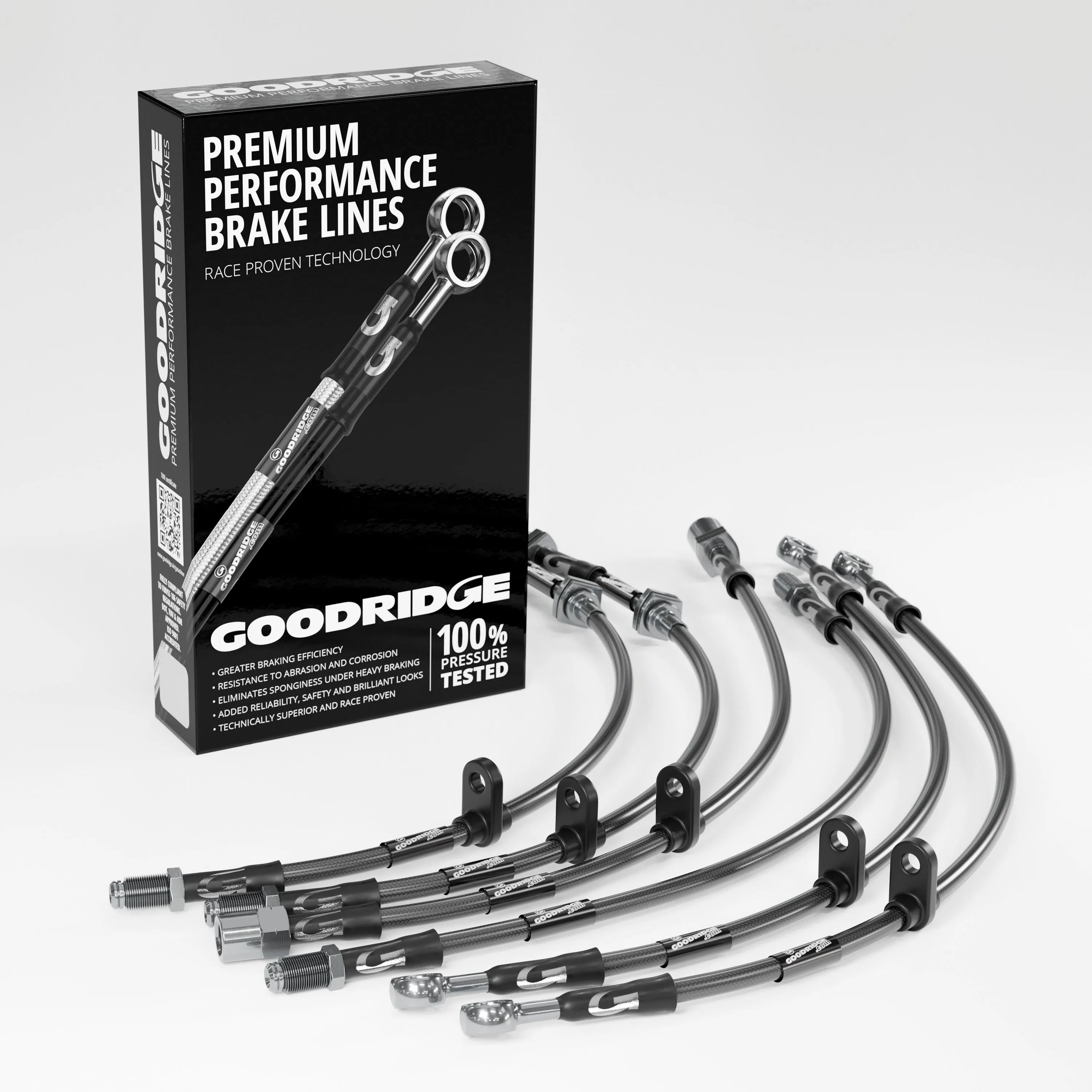 BRAKE HOSE KIT FOR VAUXHALL ASTRA MK4 CONVERTIBLE 'G' 2.2 REAR DISCS 2001-2006