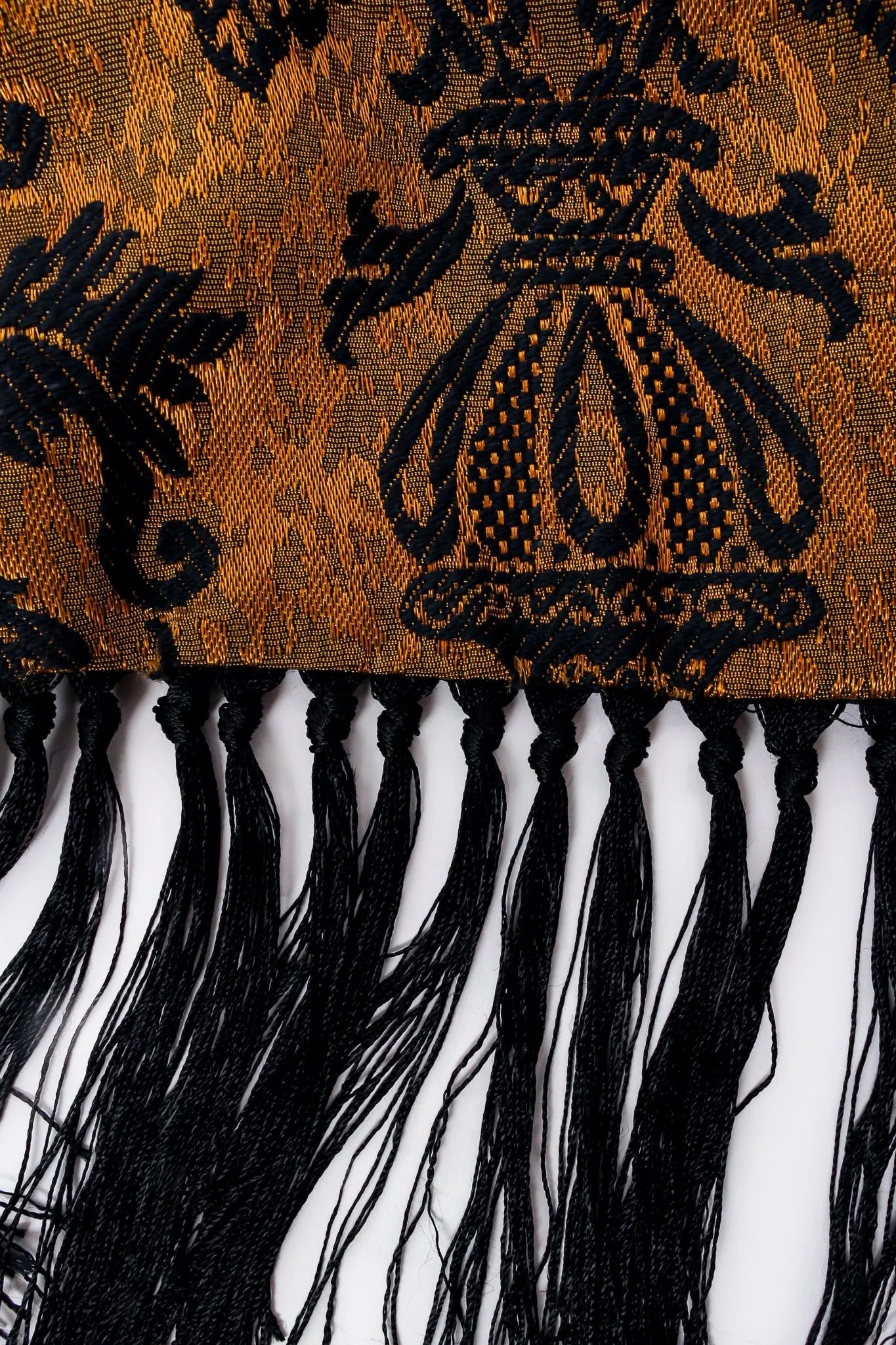 Brocade Fringe Capelet