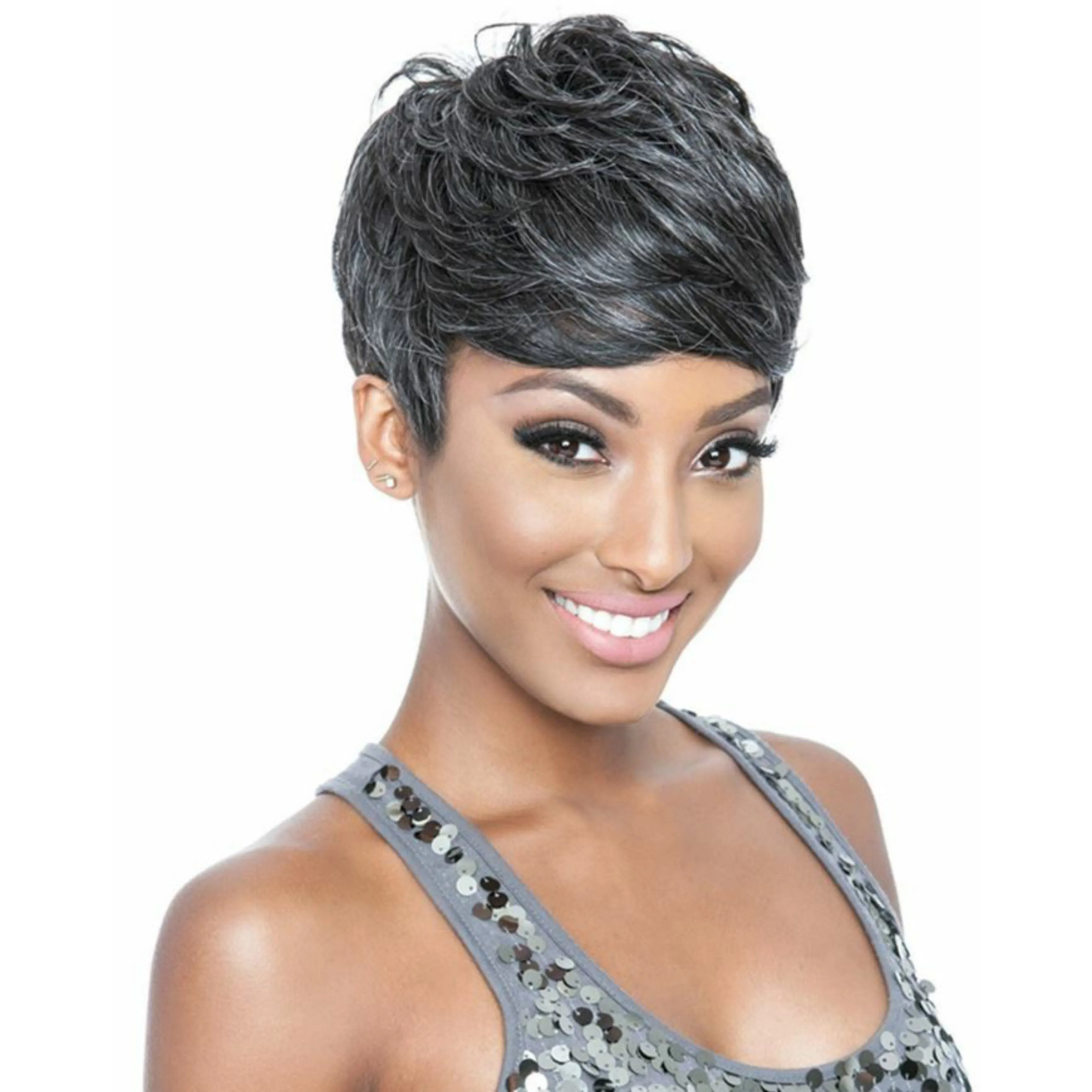 Brown Sugar Mrs. Brown Full Cap Wig (Style: THE CHANTELS)