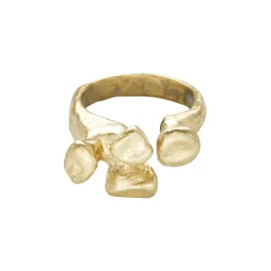 BRUTALIST BRONZE ADJUSTABLE RING