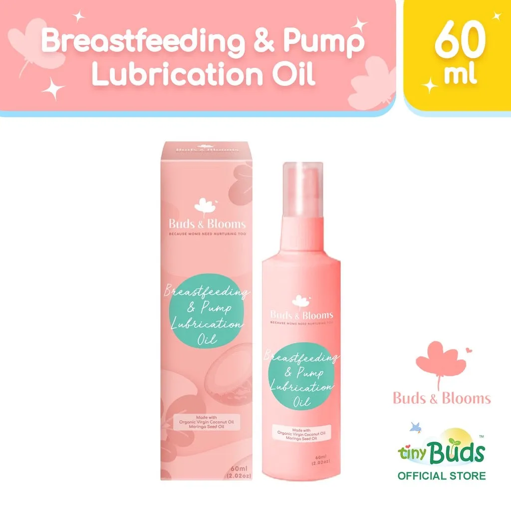 Buds & Blooms Breastfeeding Massage & Lubrication Oil 60ml