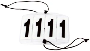 BUSSE Competition Numbers ECKIG, 4-digit