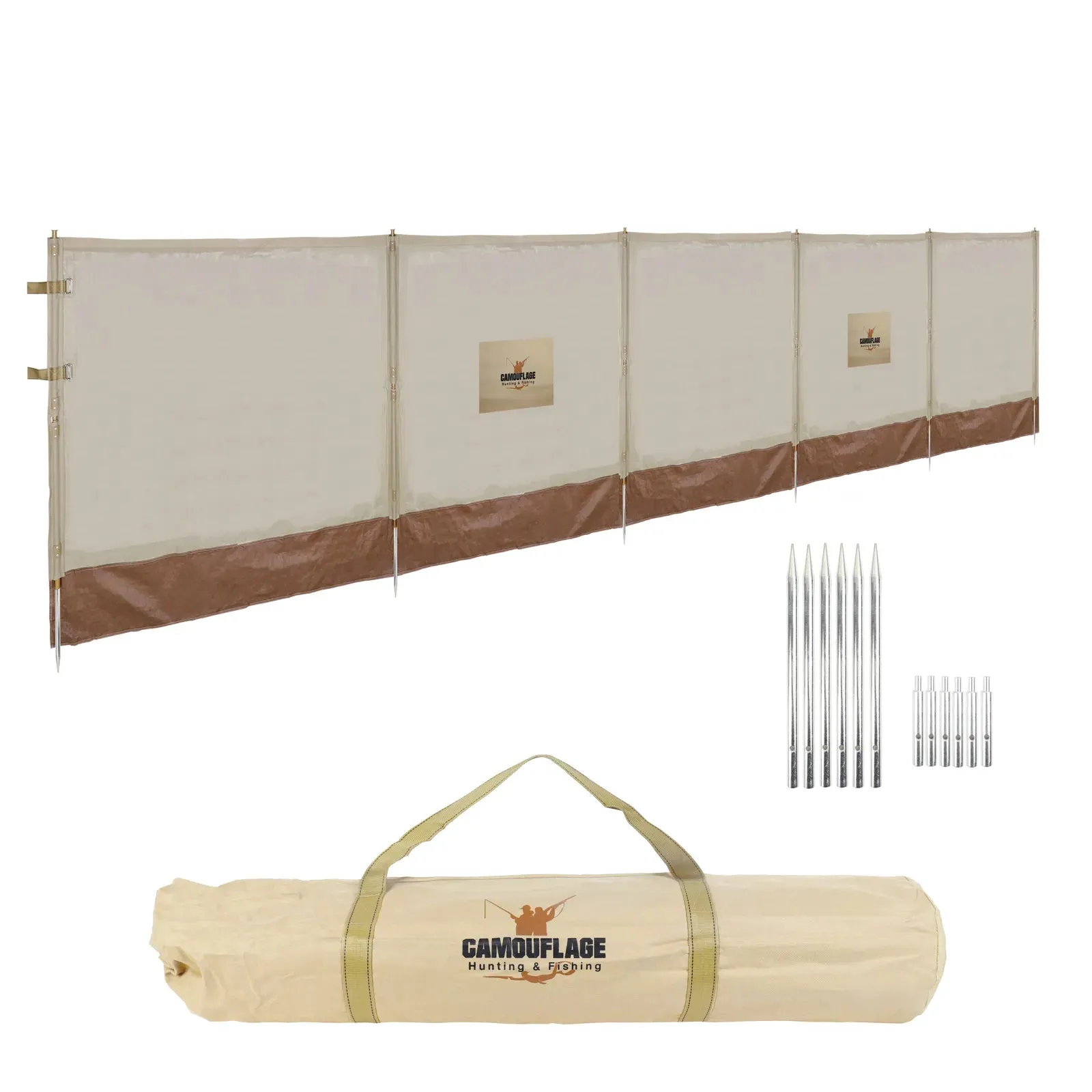Camouflage -  Foldable Windscreen 1.2*10m