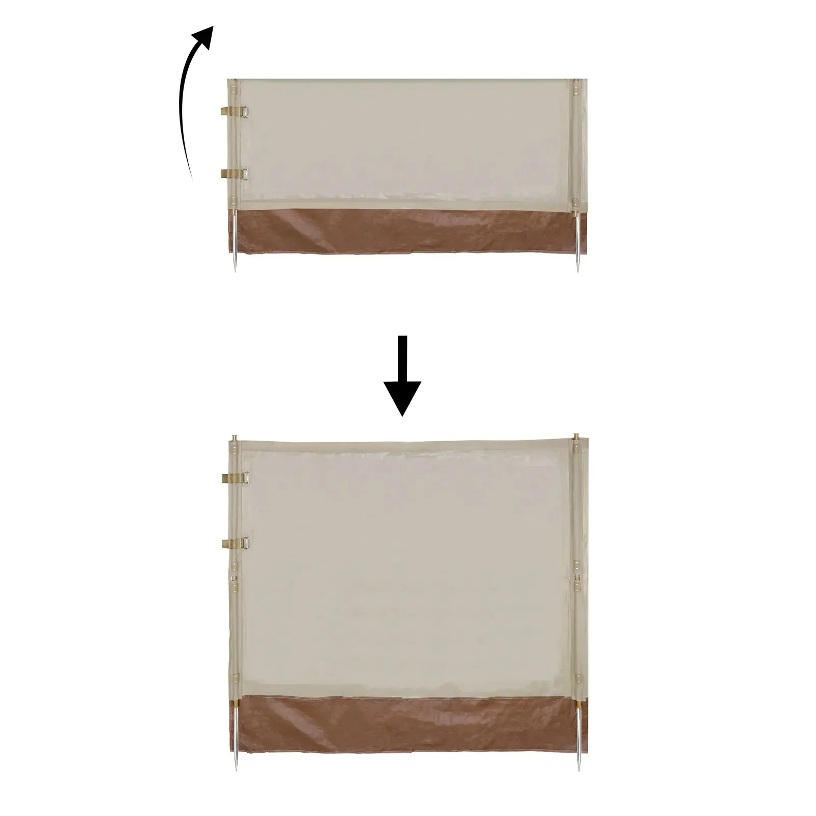 Camouflage -  Foldable Windscreen 1.2*10m