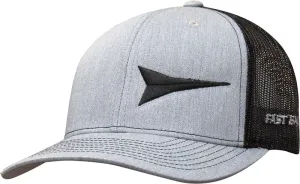Cap #03RBW - Heather Grey / Black