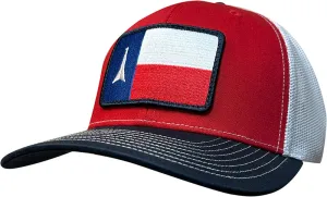 Cap #03RCF - Red/White/Blue Texas Flag Cap