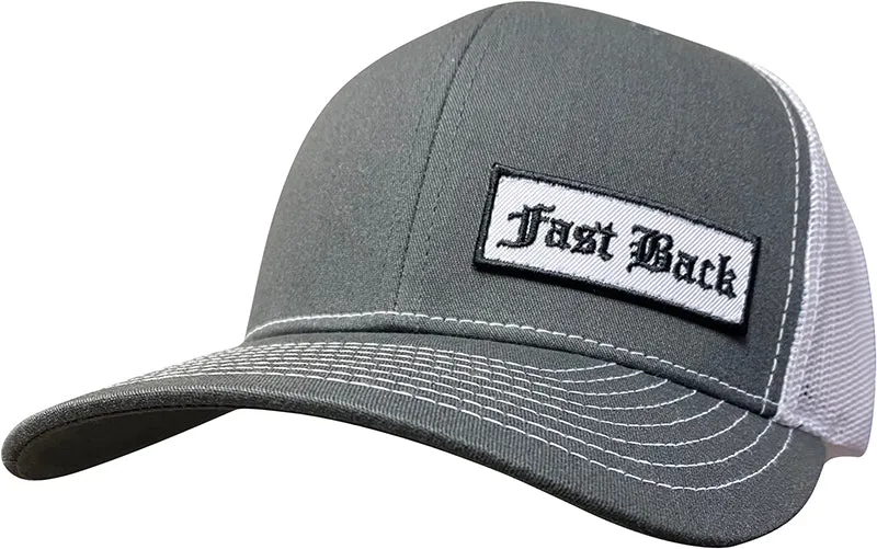 Cap #03RER - Charcoal / White / Patch