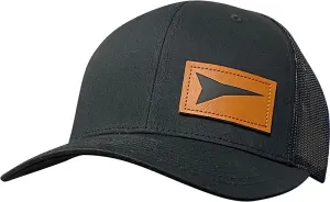 Cap #03REU - Black Mesh / Leather Patch