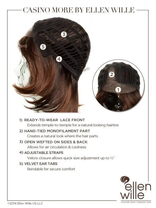Casino More | Hair Power | Synthetic Wig