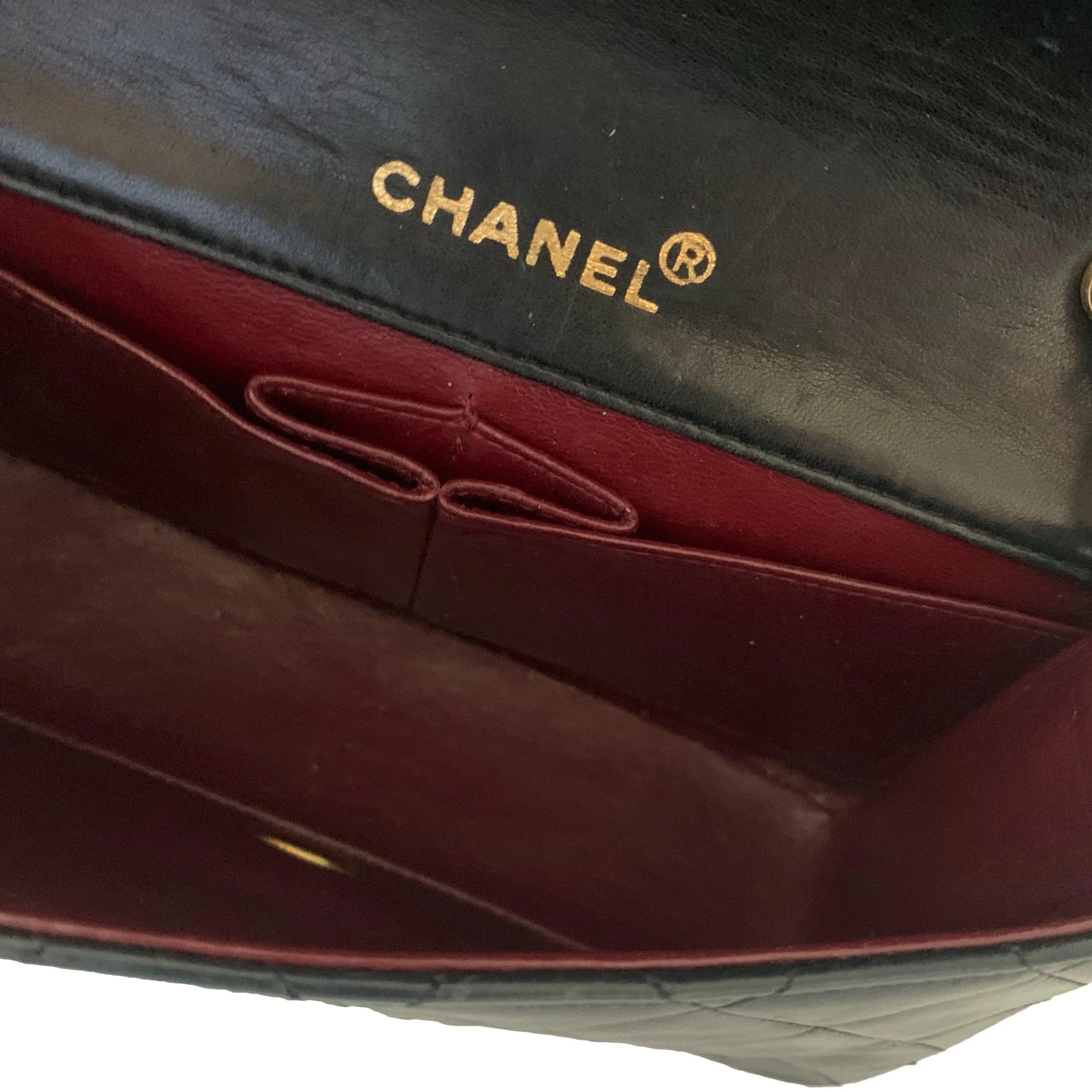 Chanel Black Lambskin Flap Bag
