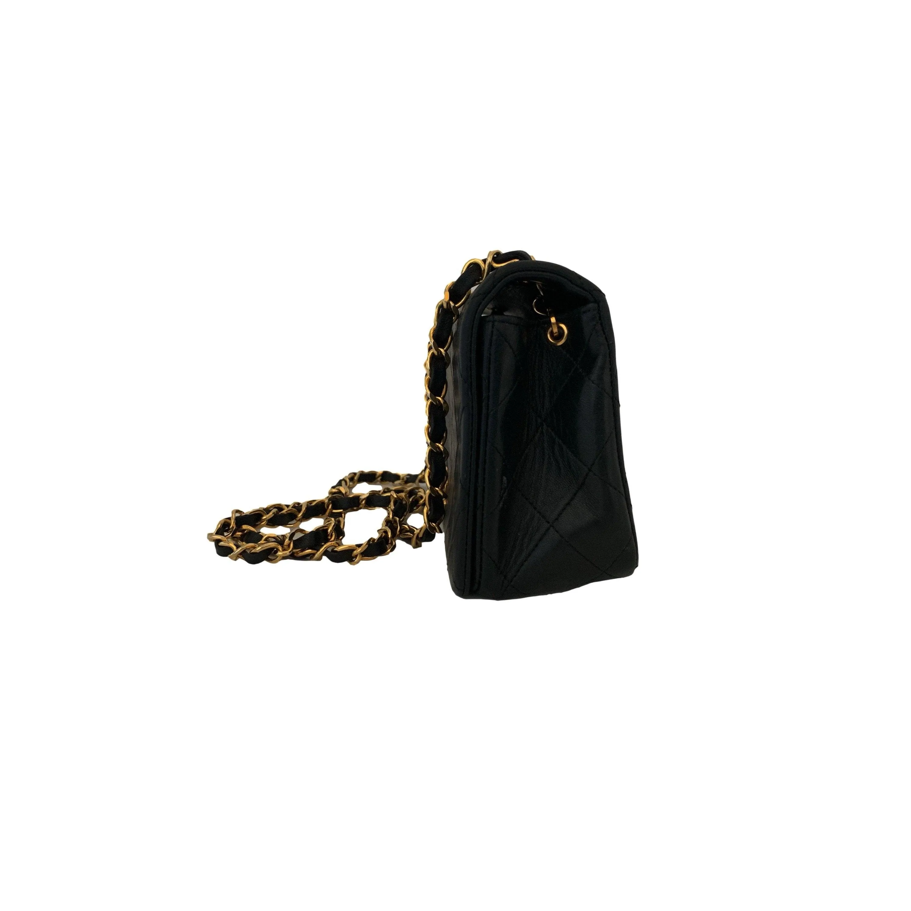 Chanel Black Lambskin Flap Bag