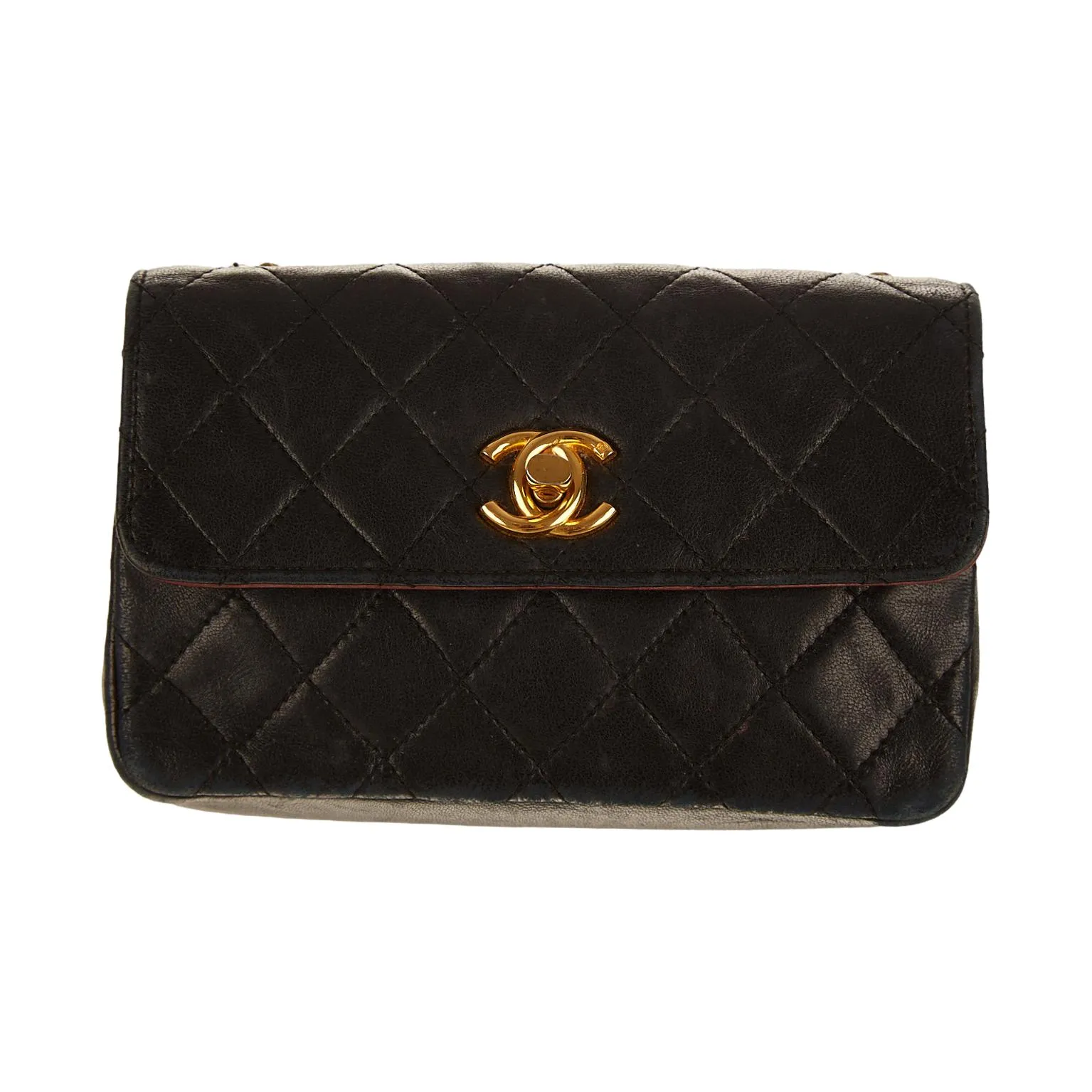 Chanel Black Quilted Mini Flap Bag
