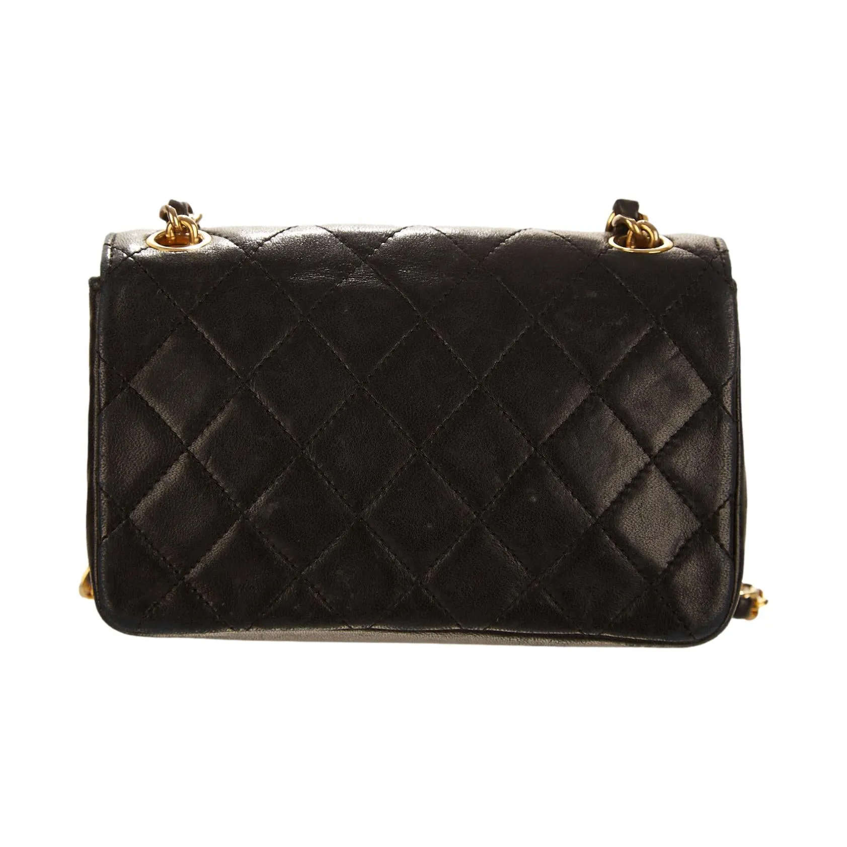 Chanel Black Quilted Mini Flap Bag