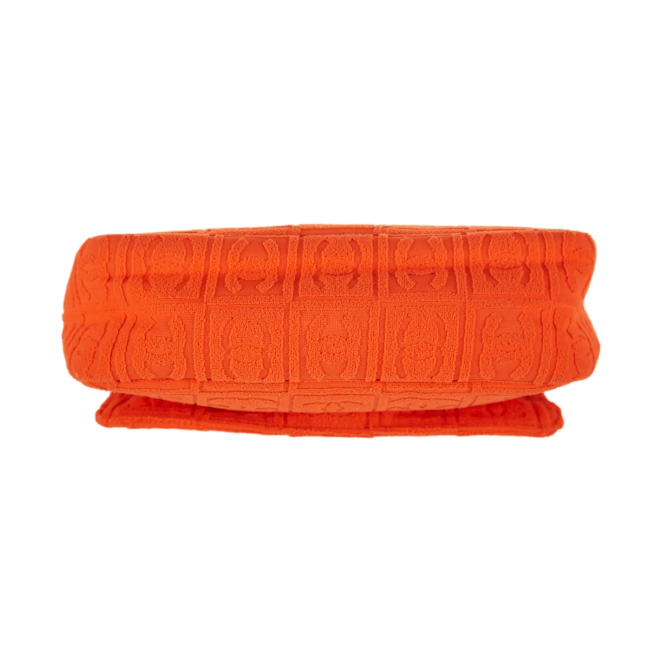 Chanel Orange Terry Cloth Mini Bag