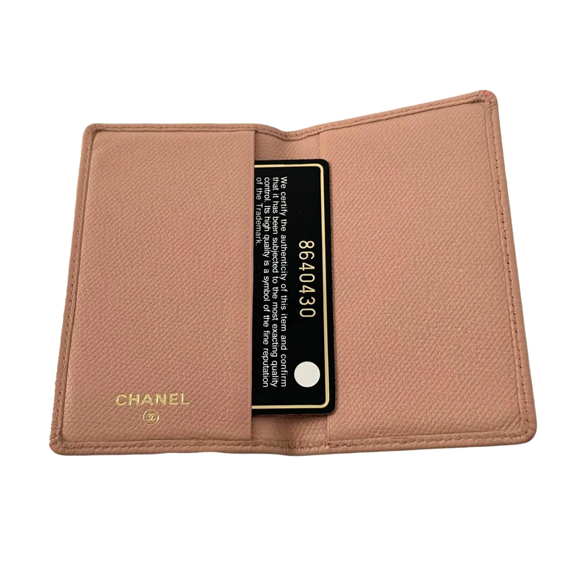 Chanel Pink Card Case