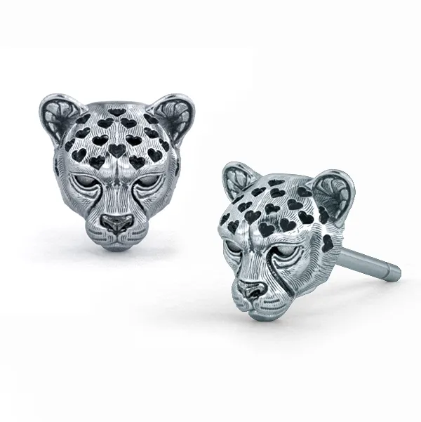 Cheetah Love Earring Studs