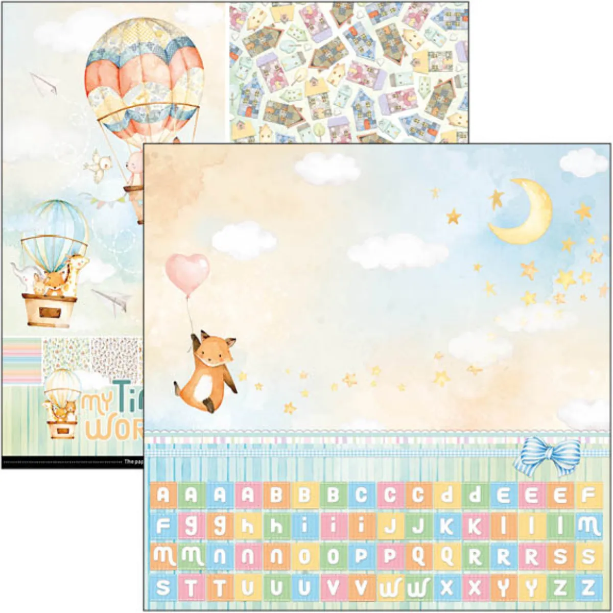 Ciao Bella - 12x12 Patterns Paper Pad - My Tiny World