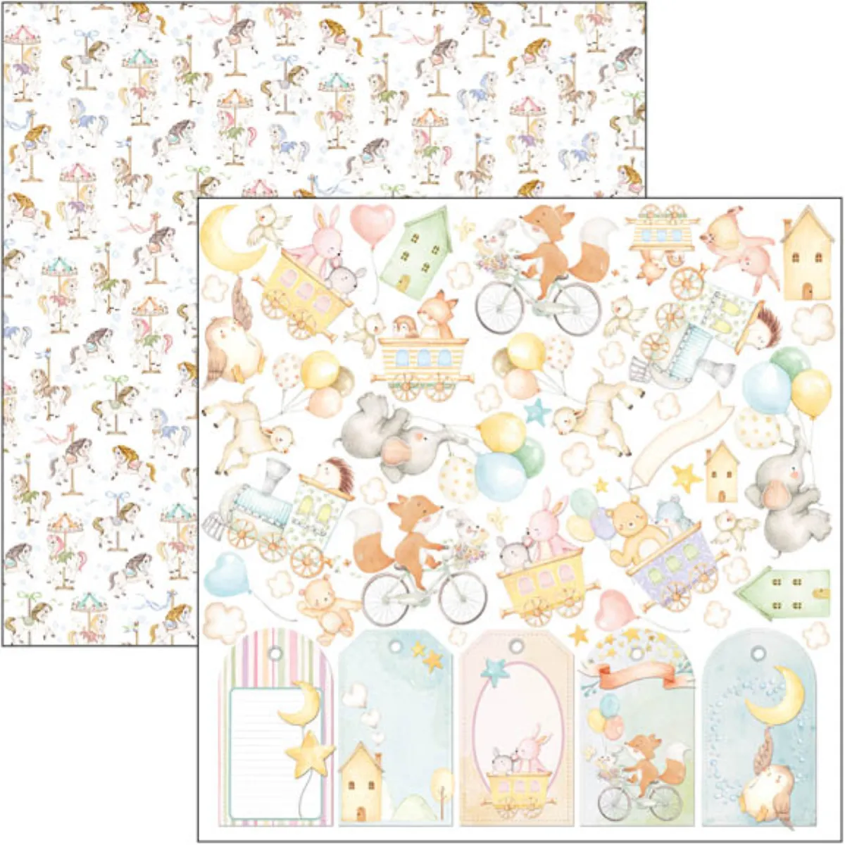 Ciao Bella - 12x12 Patterns Paper Pad - My Tiny World