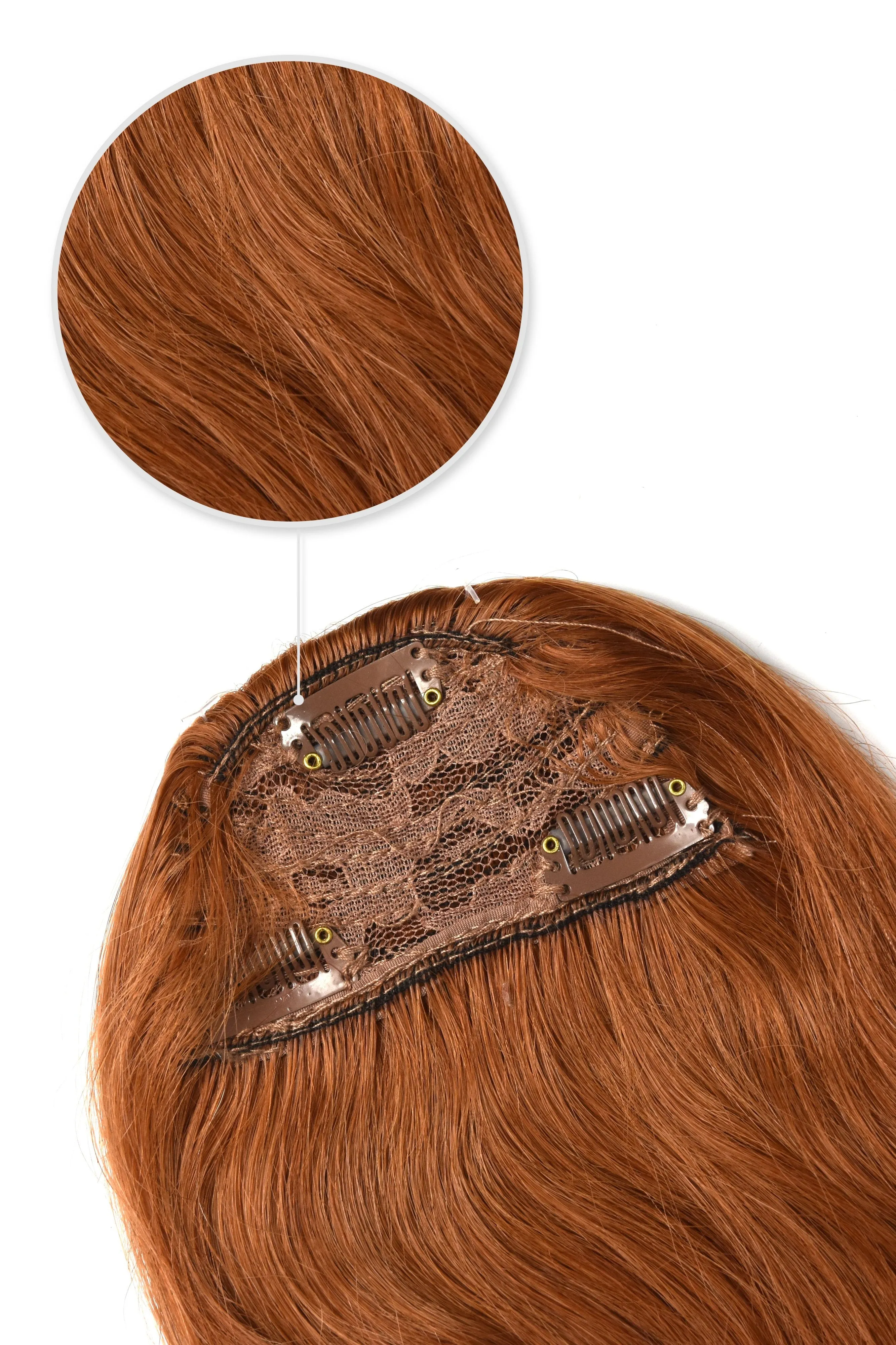 Clip In Fringe - Flaming Ginger (#350)
