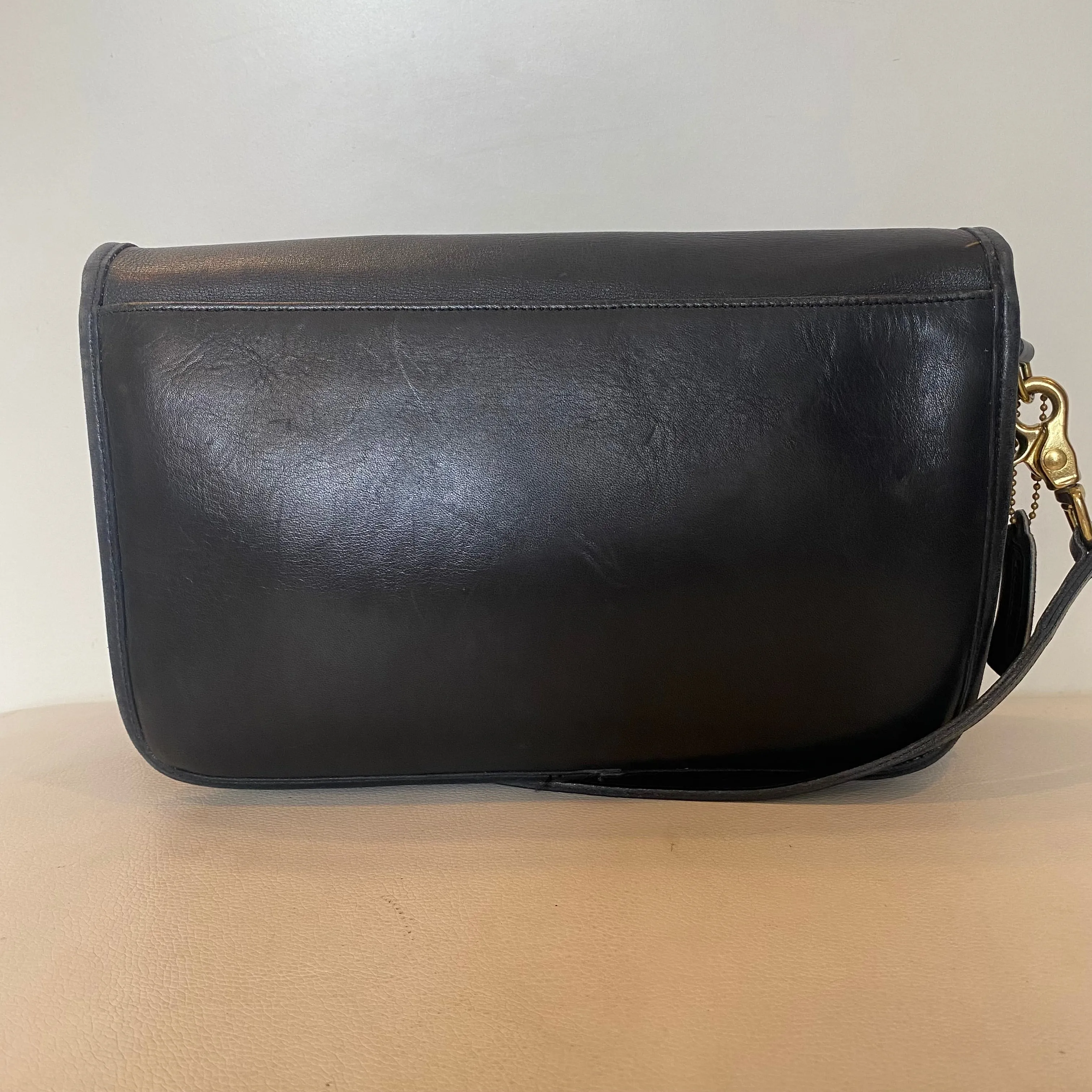 COACH Vintage Convertible Clutch Navy/Black