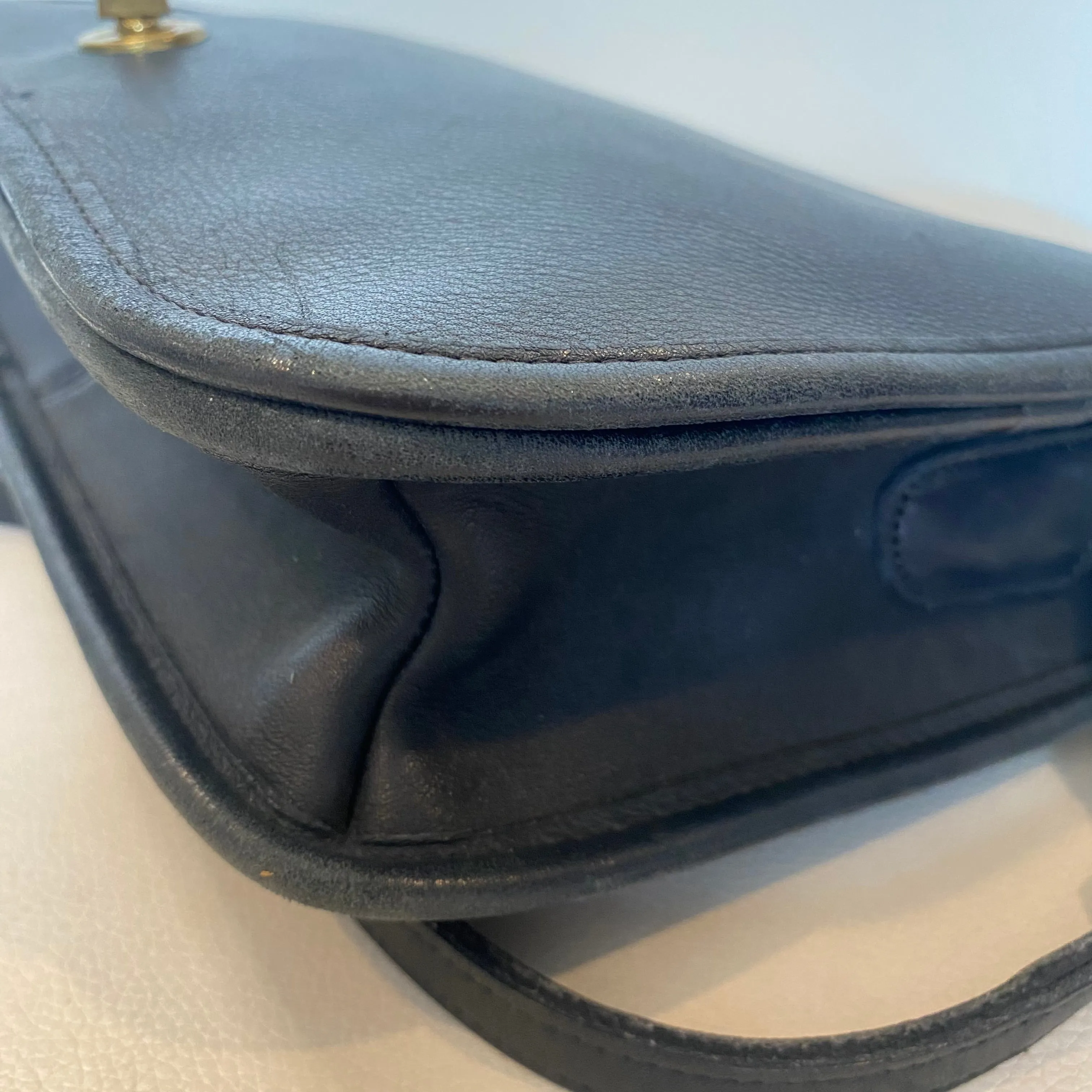 COACH Vintage Convertible Clutch Navy/Black
