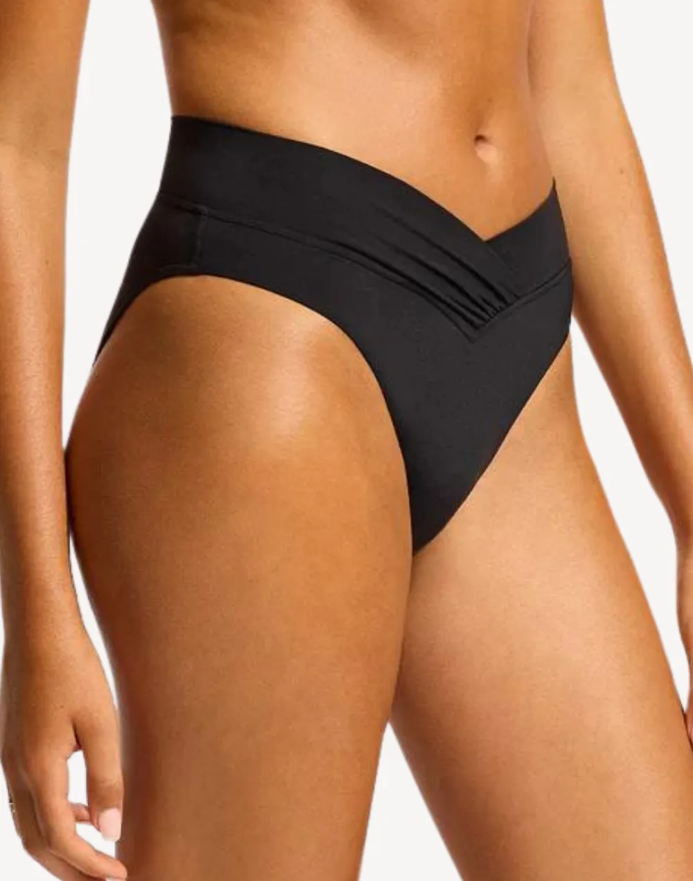 Collective V Front High Cut Bikini Bottom