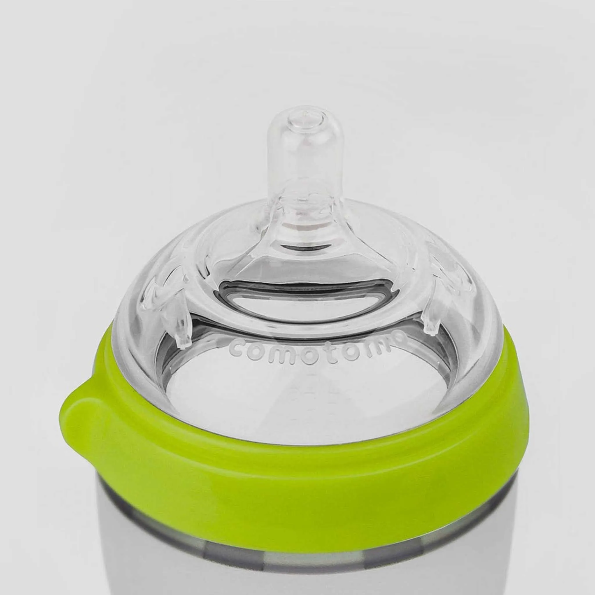 Comotomo Natural Feel Silicone Newborn Baby Bottle 2-Pack - 150ml/5oz Slow Flow