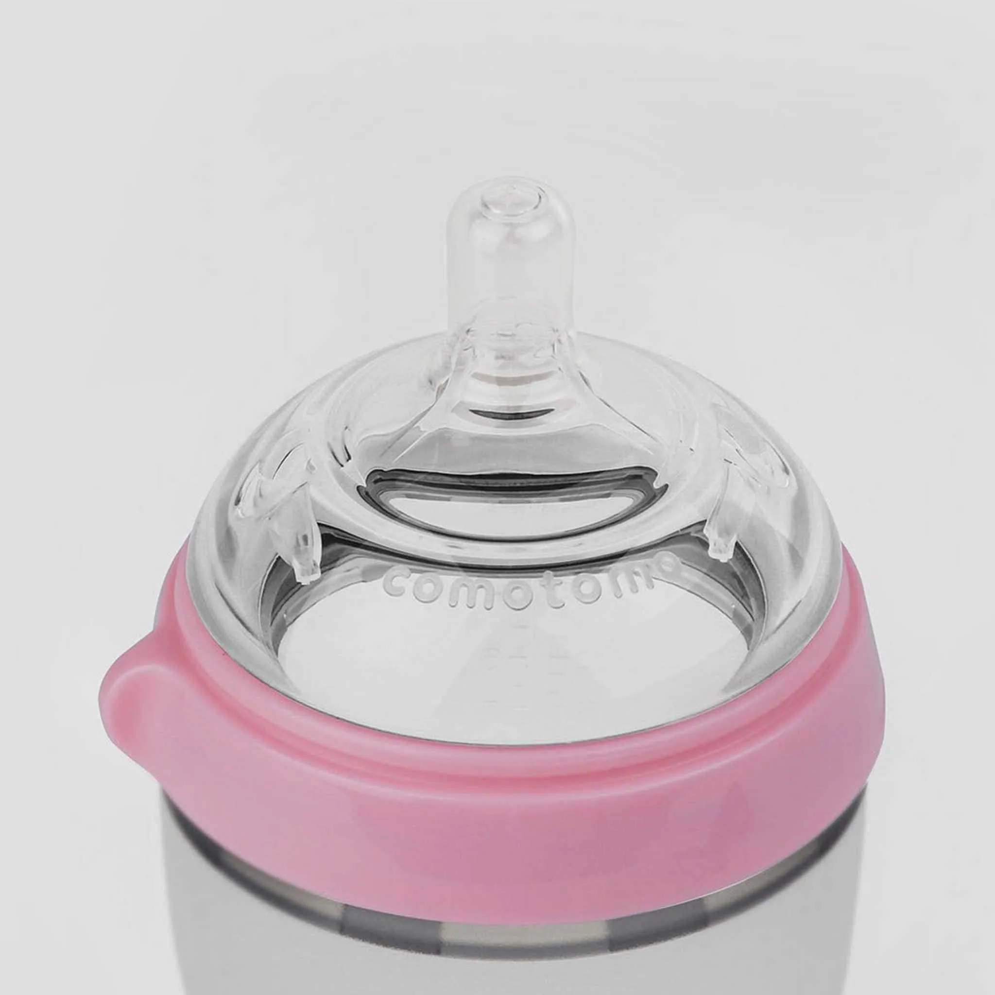 Comotomo Natural Feel Silicone Newborn Baby Bottle 2-Pack - 150ml/5oz Slow Flow