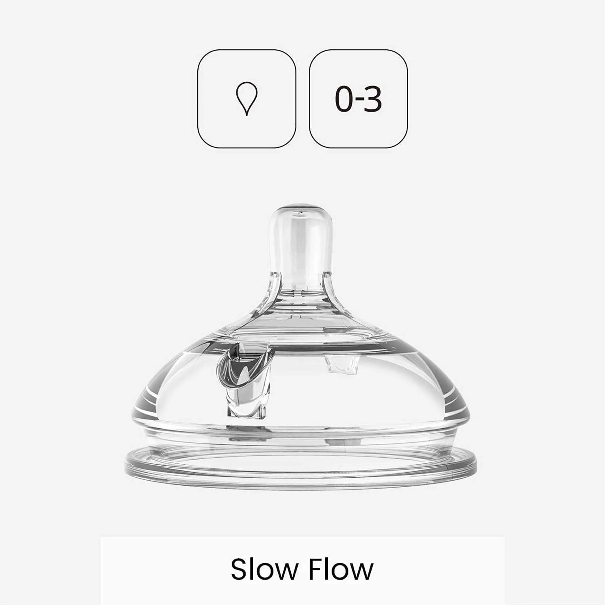 Comotomo Replacement Silicone Nipples (2-Pack)