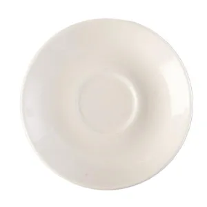 Continental Cafe White Satin Saucers 15cm 93CCWHS007