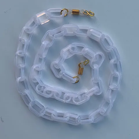 Convertible Carnival Paperclip Chain Face Mask (3 ways)