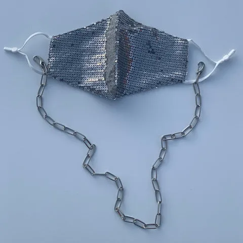 Convertible Paperclip Chain Face Mask (3 ways)