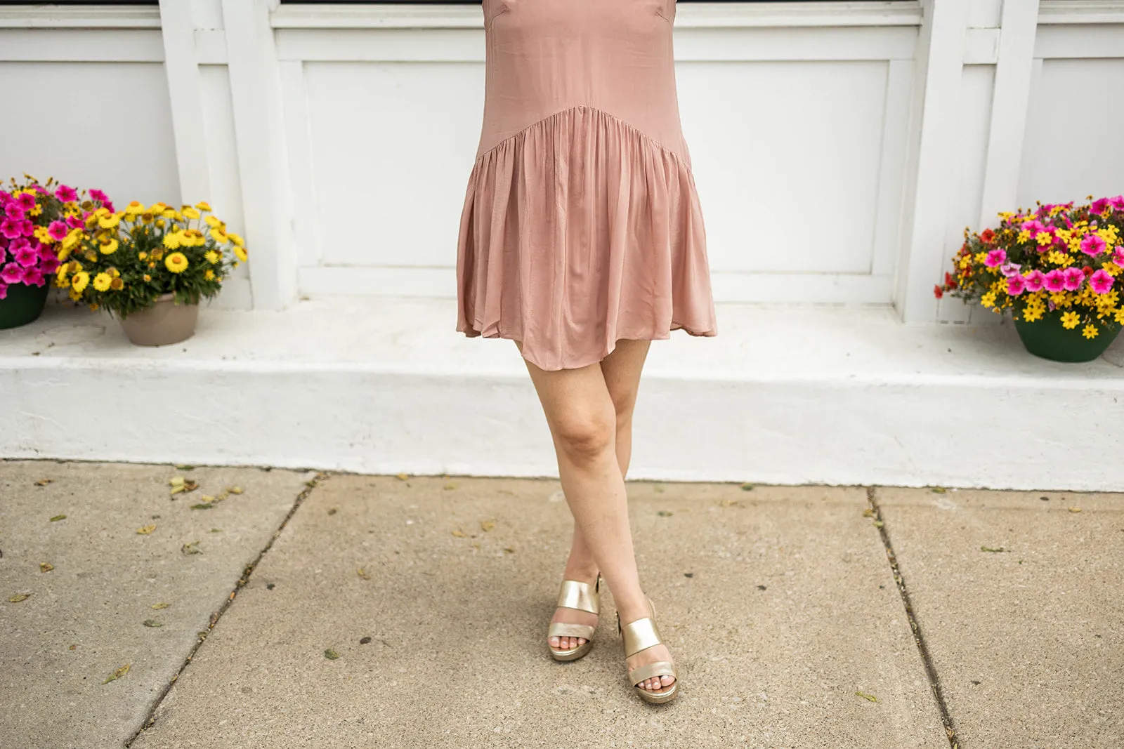 coreen dress in pink