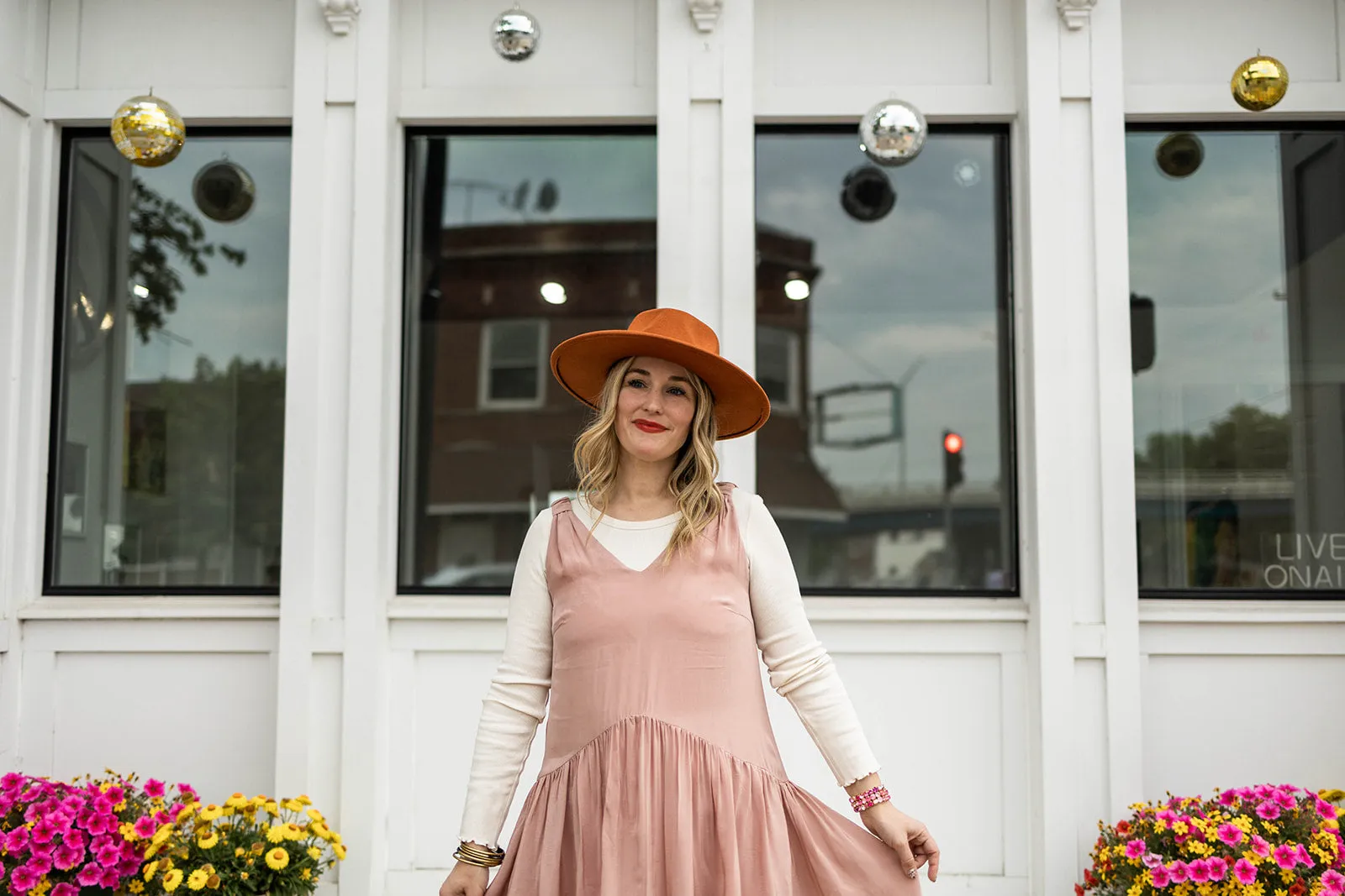 coreen dress in pink