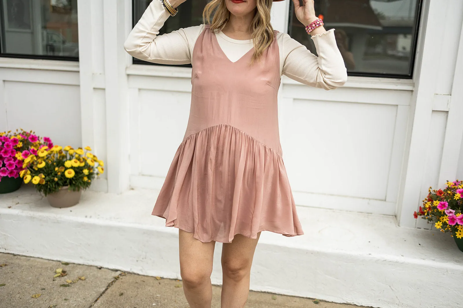 coreen dress in pink