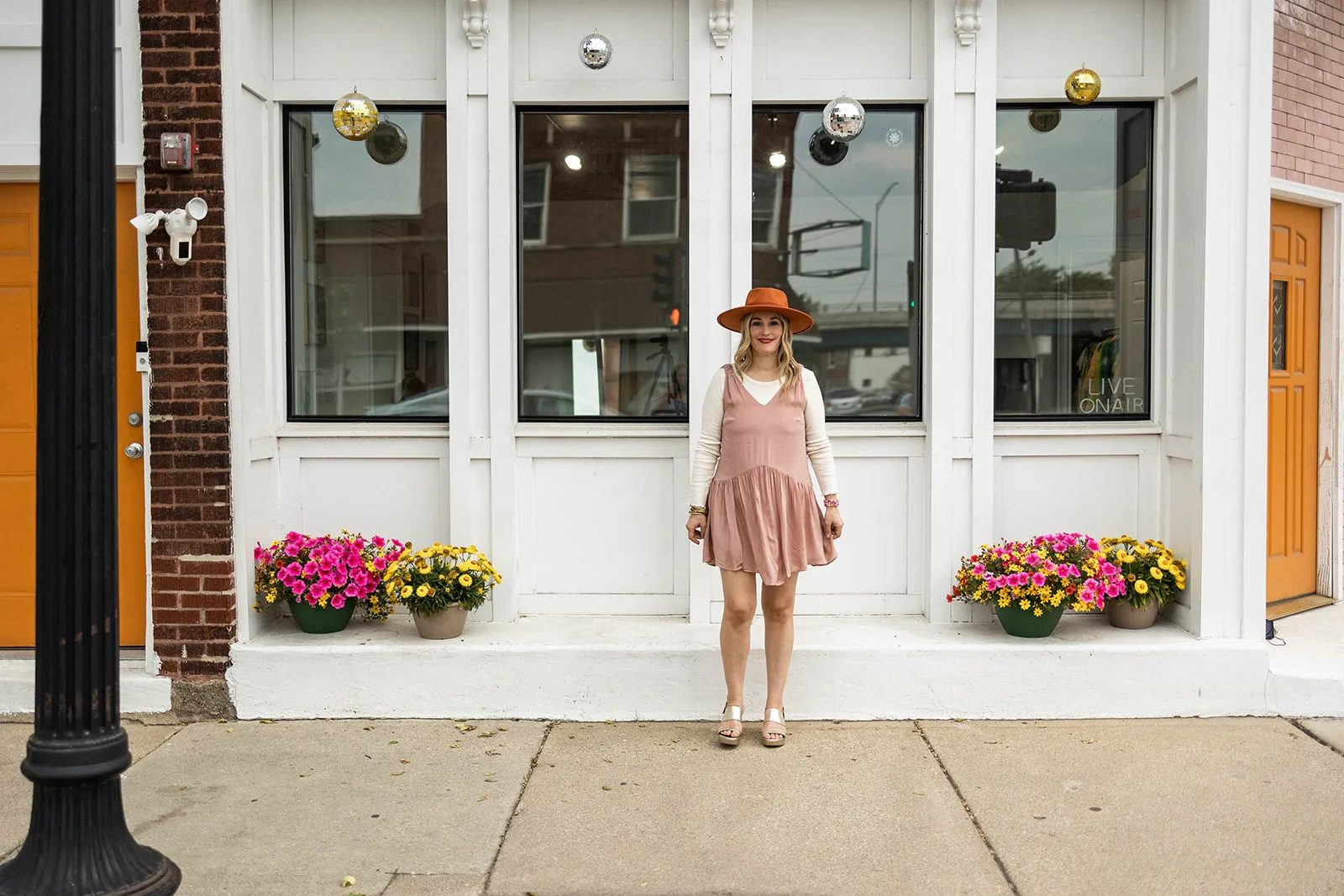 coreen dress in pink