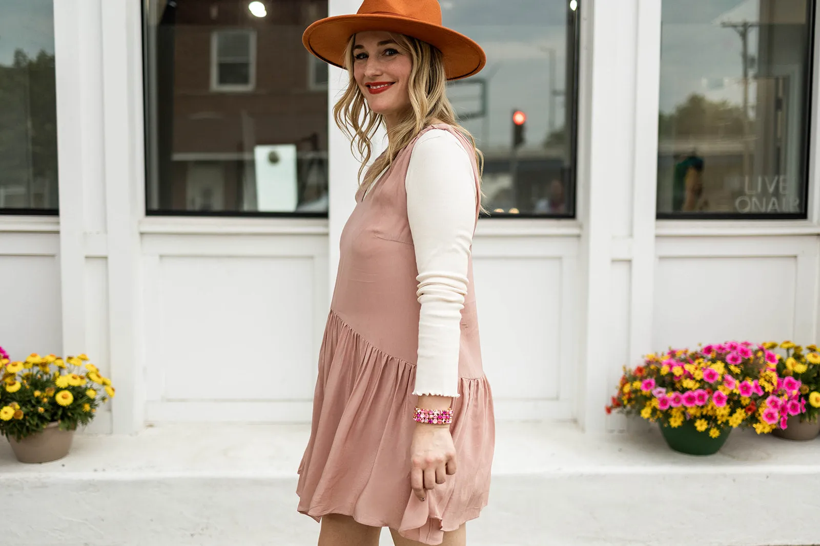 coreen dress in pink