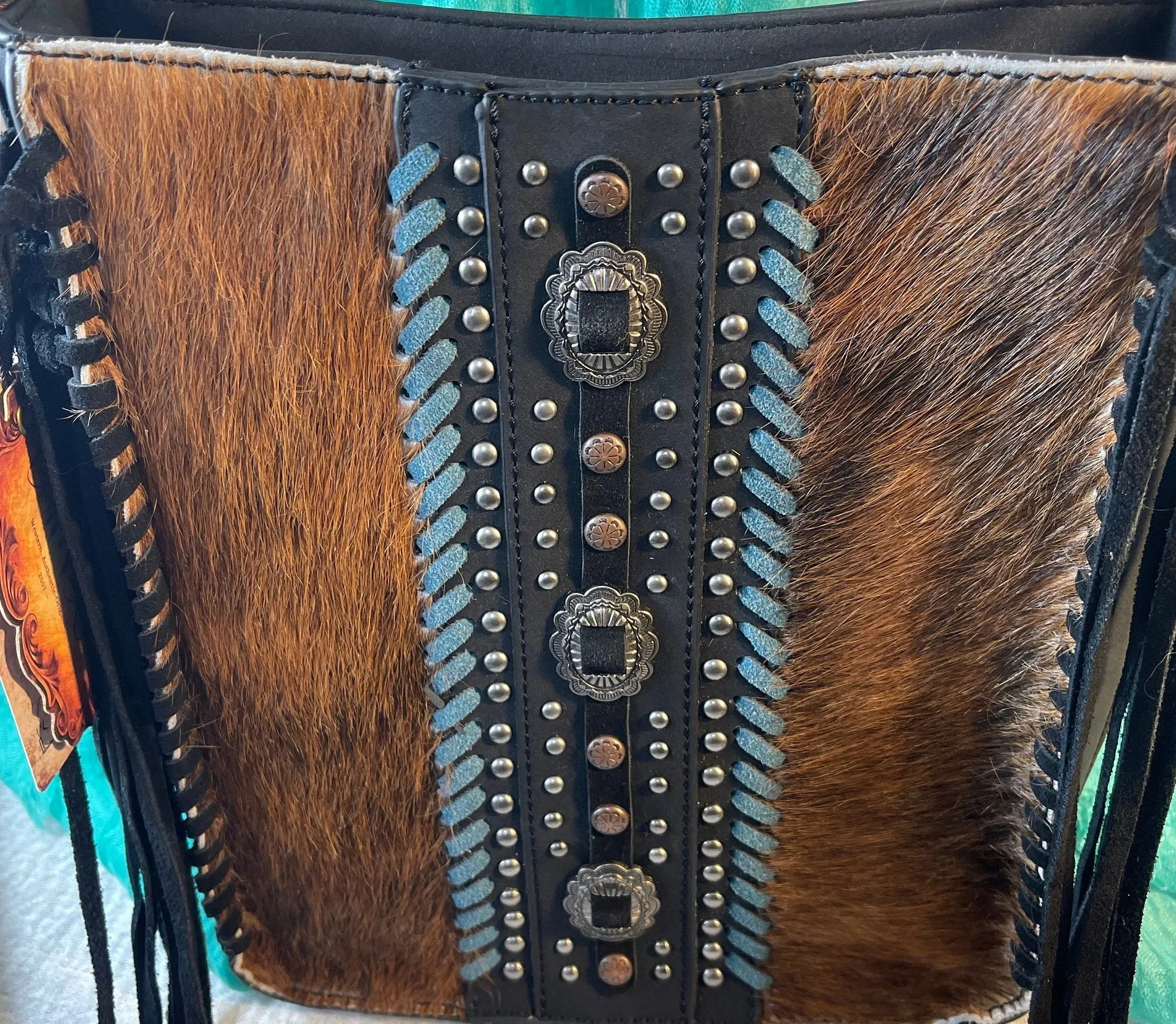 Cowhide Leather Concealed Carry Bag
