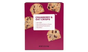 Cranberry & Oat Crisps