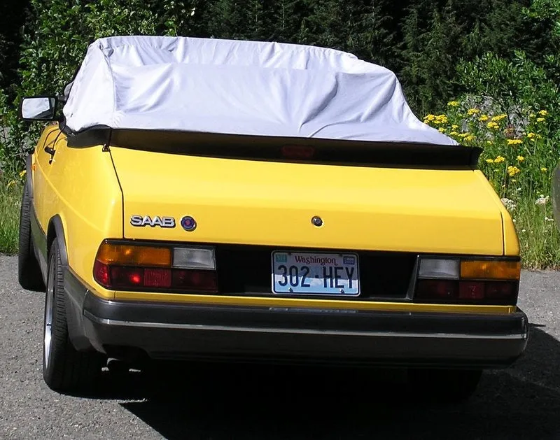 Custom-made Convertible Interior Cover (when top is down)