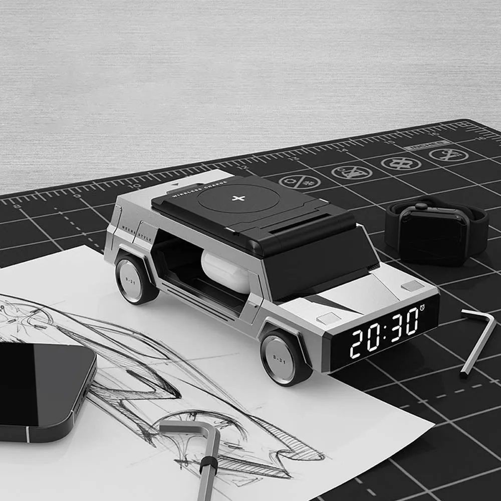 CyberLink 4-in-1 Wireless Charging Station