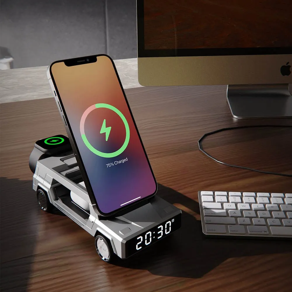 CyberLink 4-in-1 Wireless Charging Station